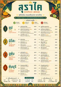 Spice Market Bold menu template preview