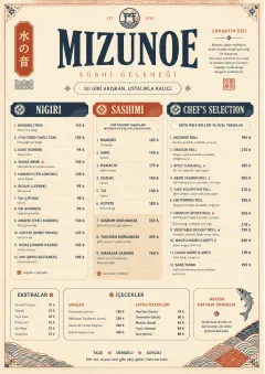 Heritage Tradition menu template preview