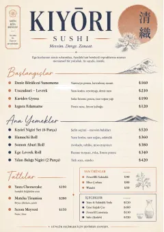Chef Carte Brève menu template preview