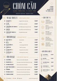 Modern Fusion menu template preview