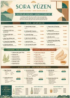 Family Style Feast menu template preview