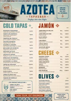 Heritage Tradition menu template preview