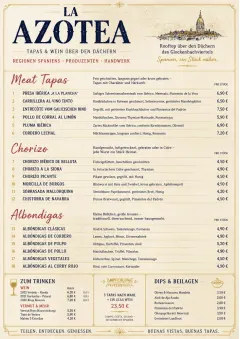 Fine Regional menu template preview