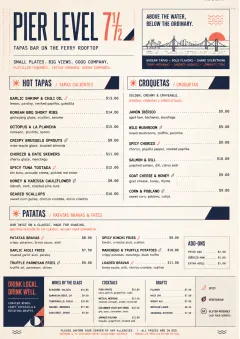 Modern Fusion menu template preview