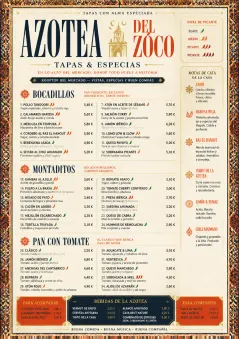 Spice Market Bold menu template preview