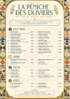 Heritage Tradition menu template preview
