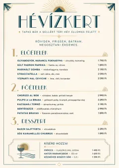 Chef Carte Brève menu template preview