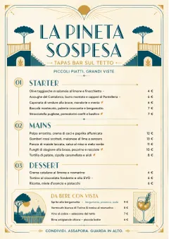 Chef Carte Brève menu template preview