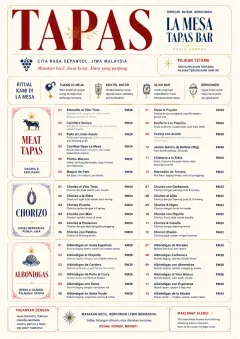 Fine Regional menu template preview