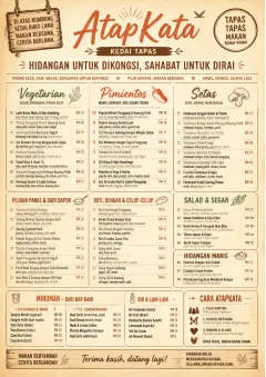 Family Style Feast menu template preview