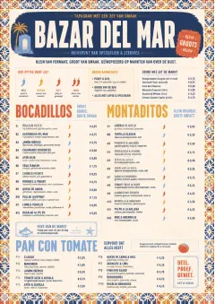 Spice Market Bold menu template preview