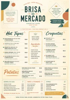 Modern Fusion menu template preview