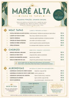 Fine Regional menu template preview