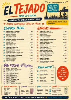 Street Stall Energy menu template preview