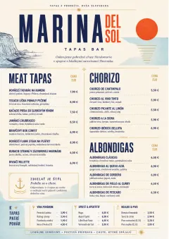 tapas fine regional menu template preview