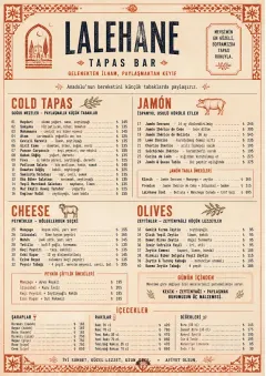 Heritage Tradition menu template preview