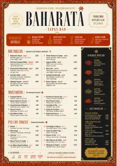 Spice Market Bold menu template preview