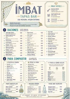 Coastal Regional menu template preview