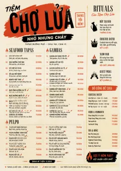 tapas street stall energy menu template preview