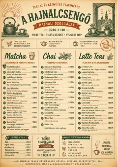 Heritage Taproom menu template preview