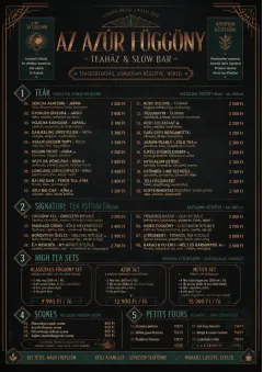Speakeasy Spirits menu template preview