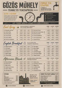 Industrial Craft menu template preview