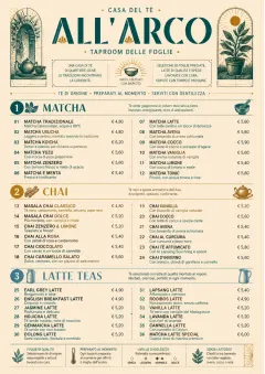 Heritage Taproom menu template preview