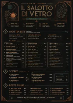 Speakeasy Spirits menu template preview