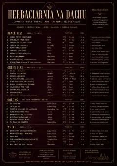 Editorial Cellar menu template preview