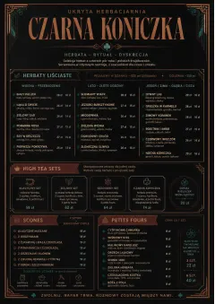 Speakeasy Spirits menu template preview