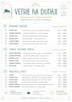Modern Minimal Pour menu template preview
