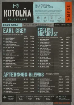 Industrial Craft menu template preview