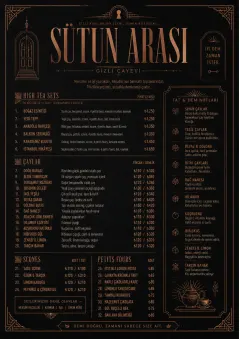 Speakeasy Spirits menu template preview