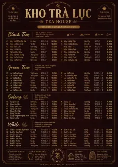 Editorial Cellar menu template preview