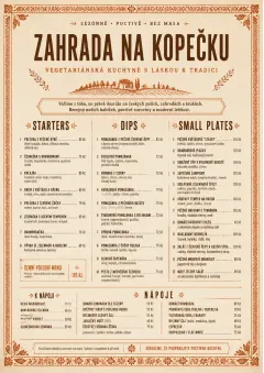 Heritage Tradition menu template preview