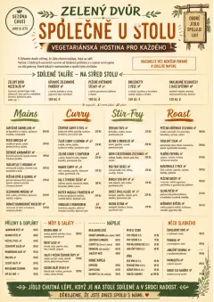 Family Style Feast menu template preview
