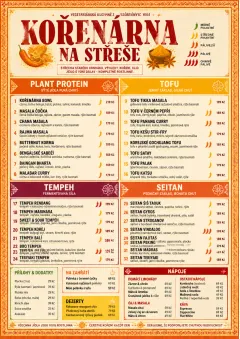 Spice Market Bold menu template preview