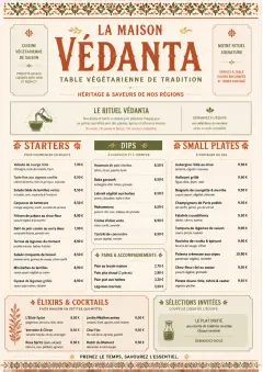 Heritage Tradition menu template preview