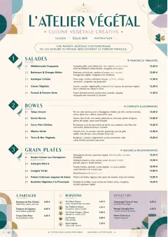 Modern Fusion menu template preview