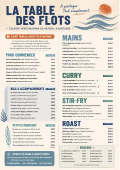 Family Style Feast menu template preview