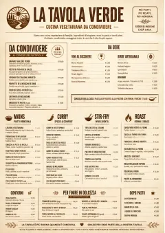 Family Style Feast menu template preview