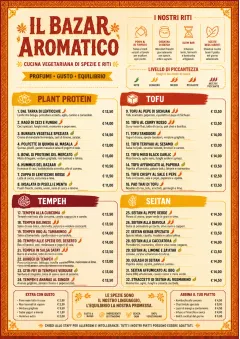 Spice Market Bold menu template preview
