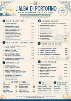 Coastal Regional menu template preview