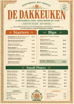 Heritage Tradition menu template preview