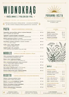 Fine Regional menu template preview