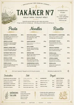 Fine Regional menu template preview