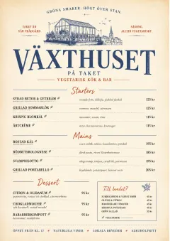 Chef Carte Brève menu template preview