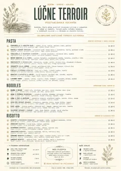 Fine Regional menu template preview