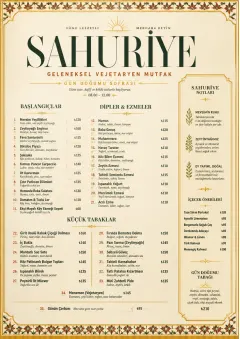 Heritage Tradition menu template preview