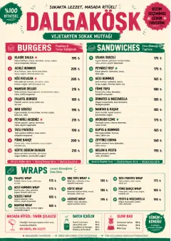 Street Stall Energy menu template preview